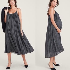 NWT Hatch Collection The Veronika Dress Black/Silver Size 0